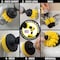 Drill Brush Power Scrubber By Useful Products 5 in W 7 in L Brush, Yellow Y-542OMS-2L-QC-DB - alternate 6